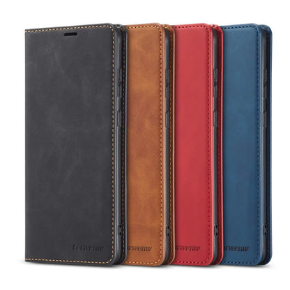 Leather Magnetic Flip Case For iPhone 17 18 Pro Max 16 15 14 13 12 11 XS Max 17E 16E XR SE 8 7 Plus Air Wallet Card Phone Cover